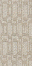 Load image into Gallery viewer, Pattern Network fabric vertical blind slat in Medallion – custom 3.5 inch light-filtering design
