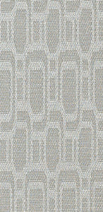 Pattern Network fabric vertical blind slat in Quicksilver – 3.5 inch custom light-filtering blind
