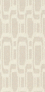 Pattern Network fabric vertical blind slat in Seashell – soft neutral 3.5 inch custom blind slat

